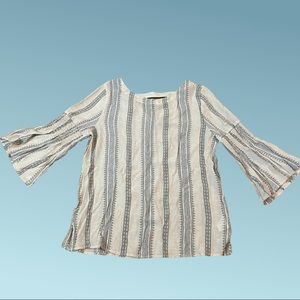 Como Vintage Flare Sleeve Blouse